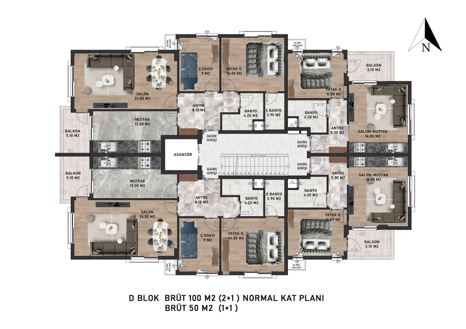 Stylish Flats for Sale in Antalya