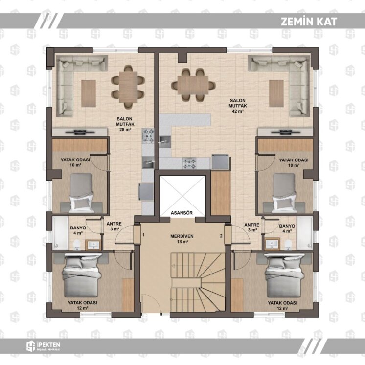 Luxury Modern Apartments for Sale in Konyaaltı, Antalya