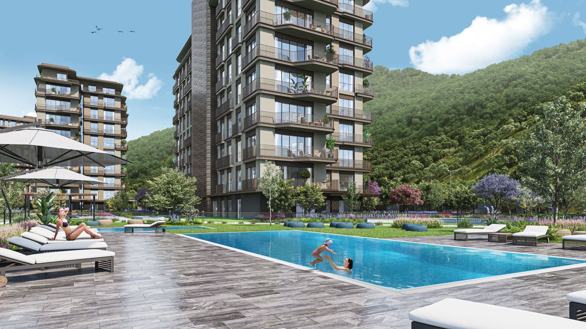 Luxurious Apartments for Sale in Istanbul Sarıyer – Forest and City Views