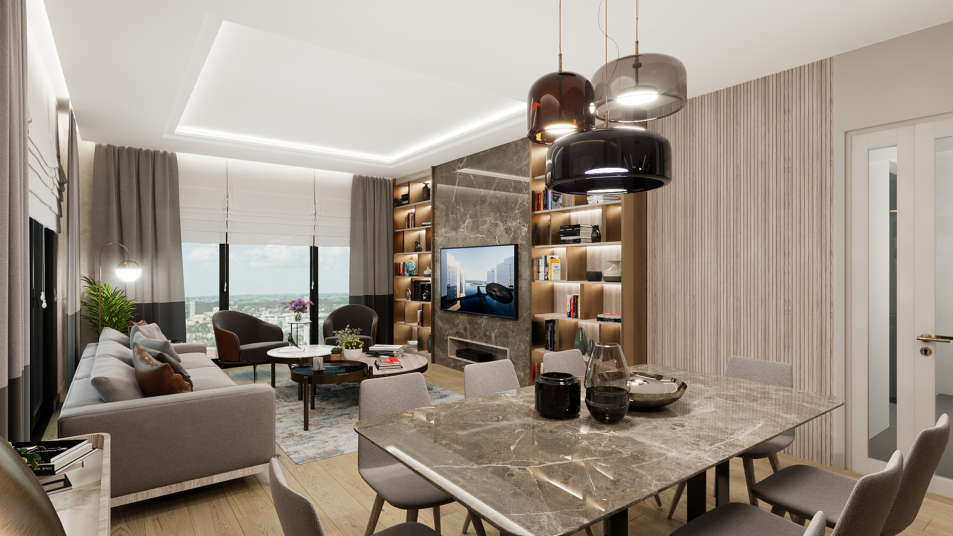 Bahçeşehir, İstanbul'da Satılık Premium Göl Manzaralı Daireler