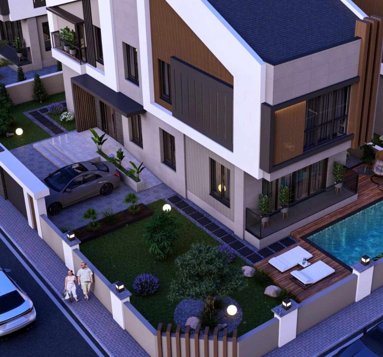 Dağ Manzaralı Antalya'da Satılık Lüks Villalar