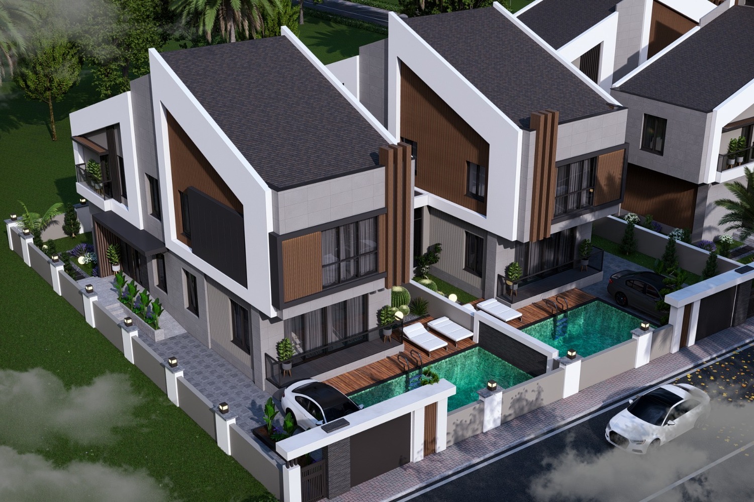 Dağ Manzaralı Antalya'da Satılık Lüks Villalar