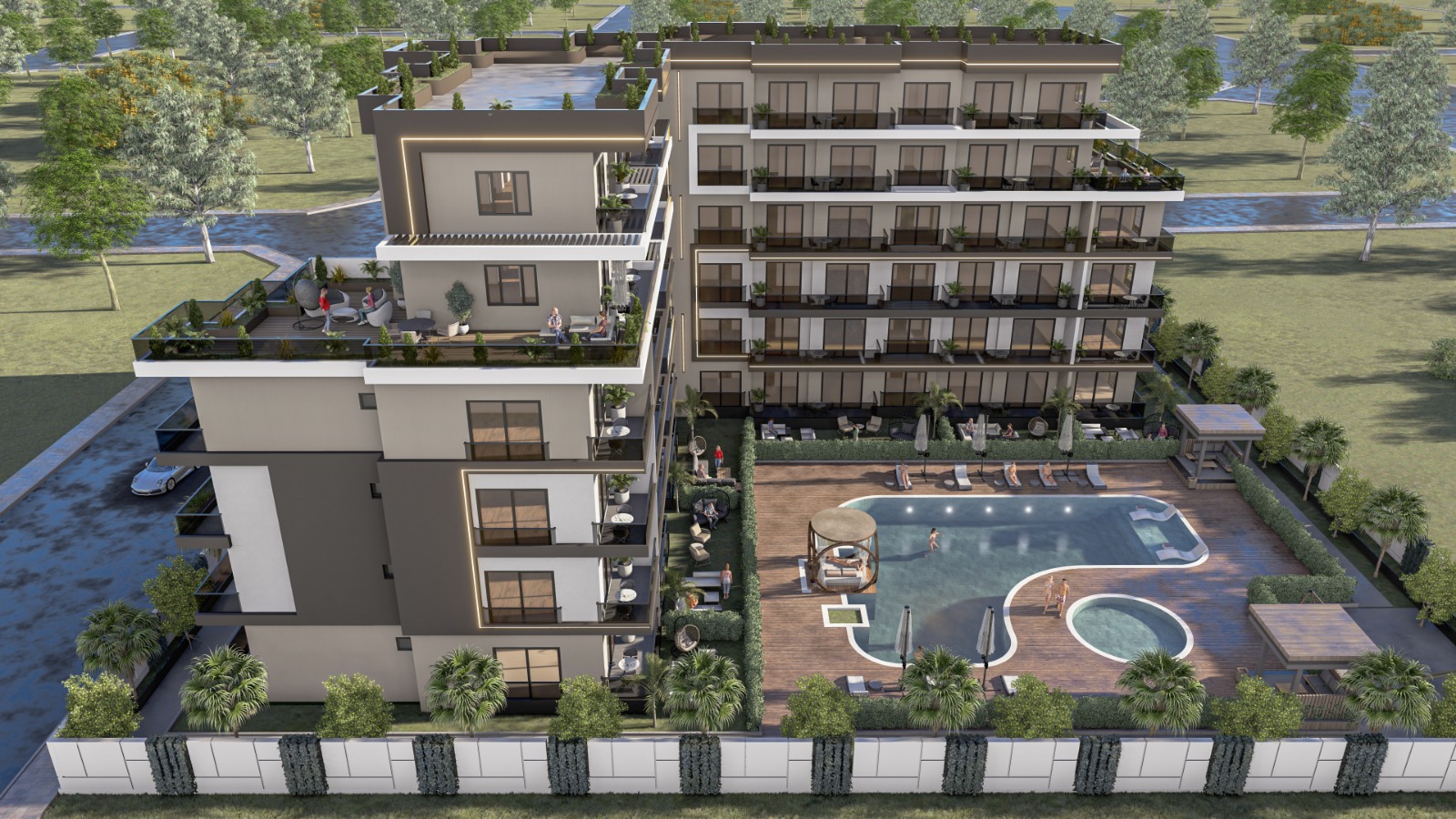 Premium Two-Bedroom Apartments for Sale in Antalya
